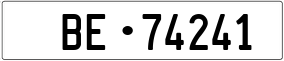Truck License Plate